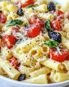 Easy Pasta Caprese