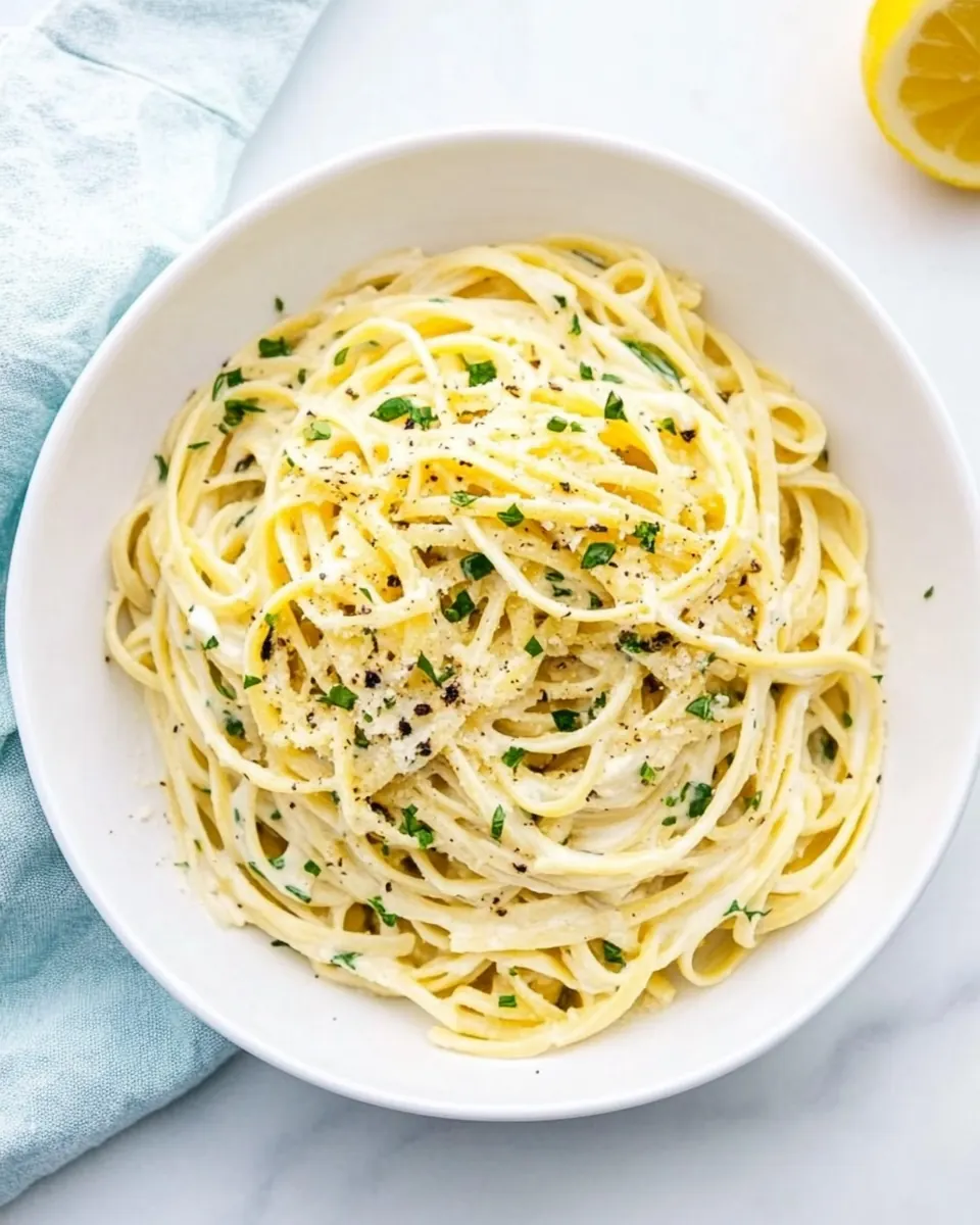 Easy Pasta with Yogurt Sauce
