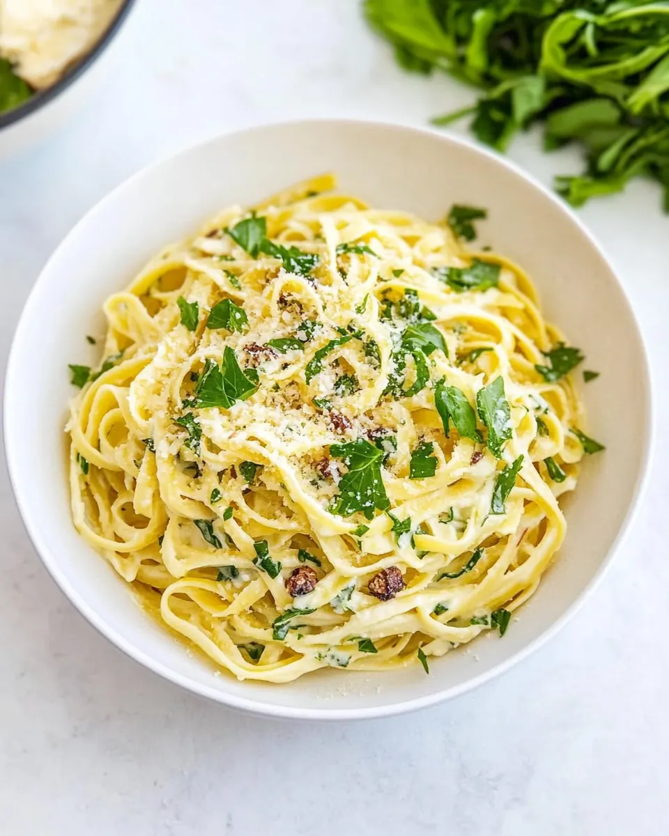 Easy Pasta with Yogurt Sauce