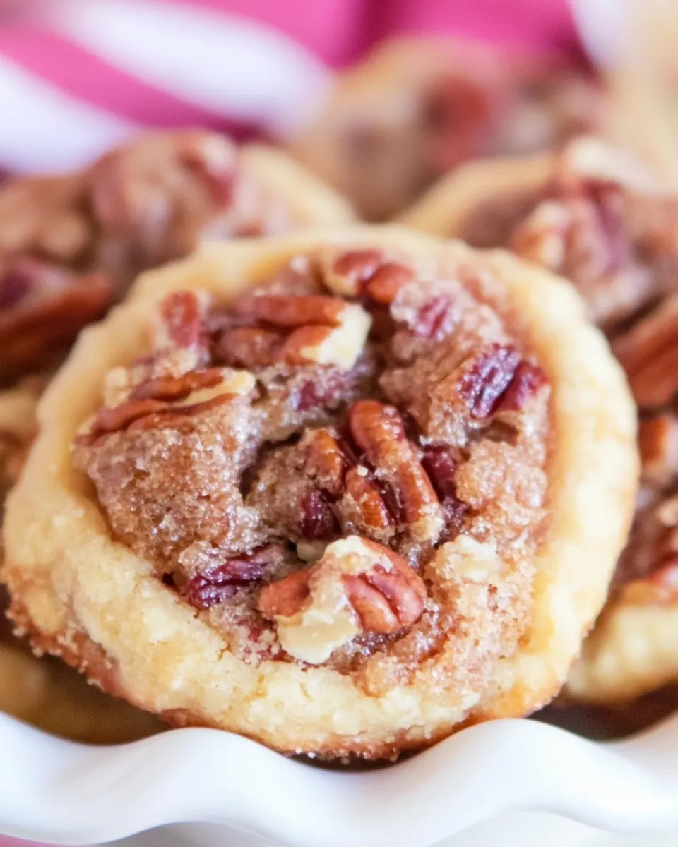 Easy Pecan Pie Crust Cookies