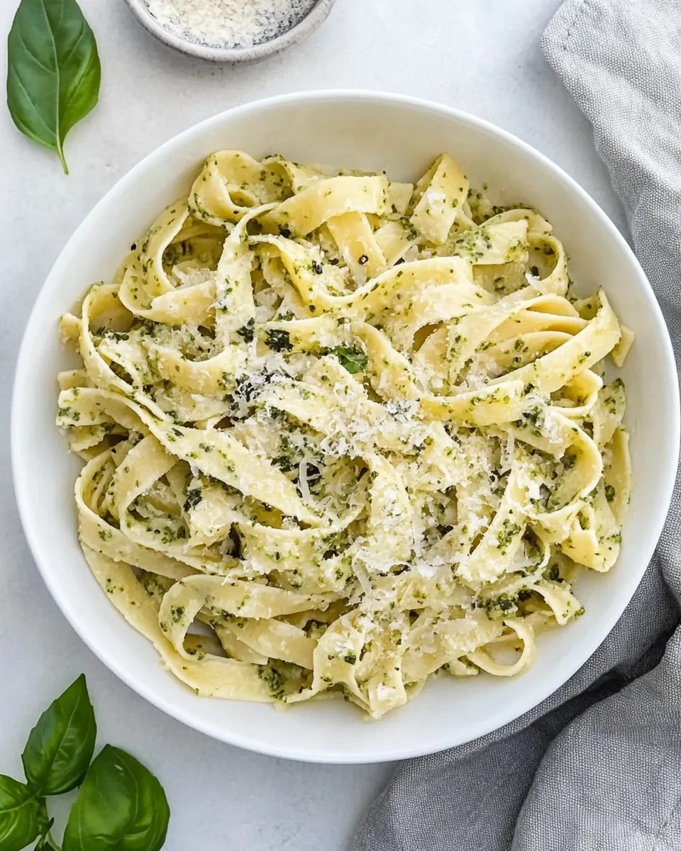 Easy Pesto Pasta