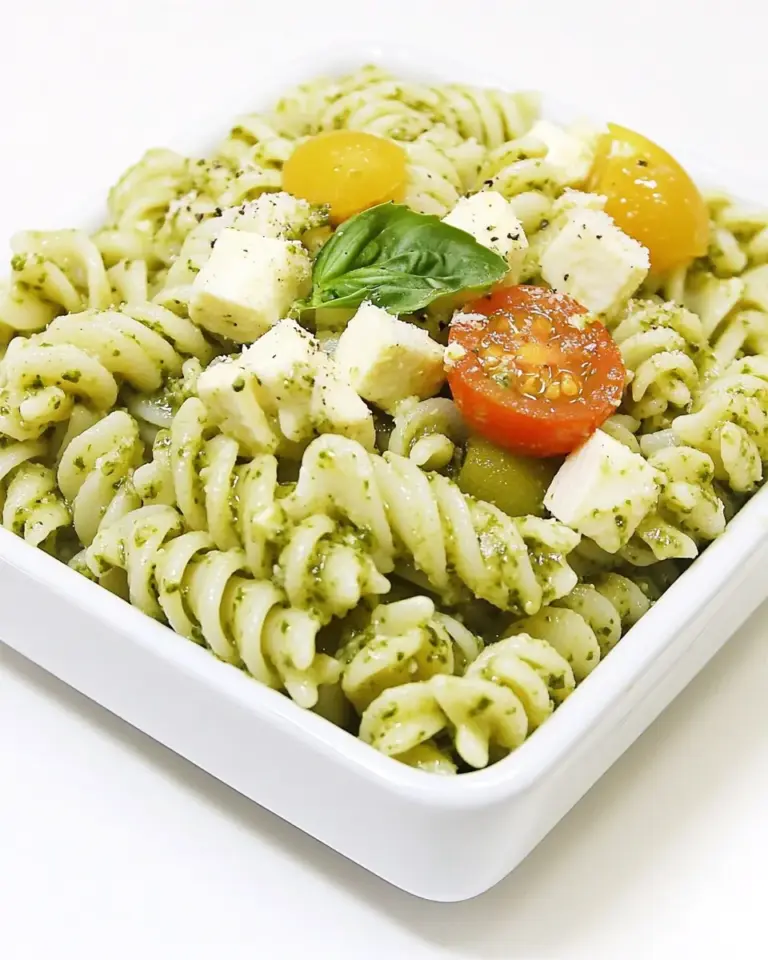 Easy Pesto Pasta Salad