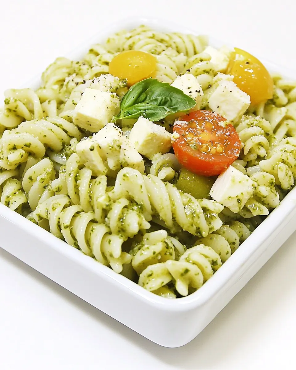Easy Pesto Pasta Salad