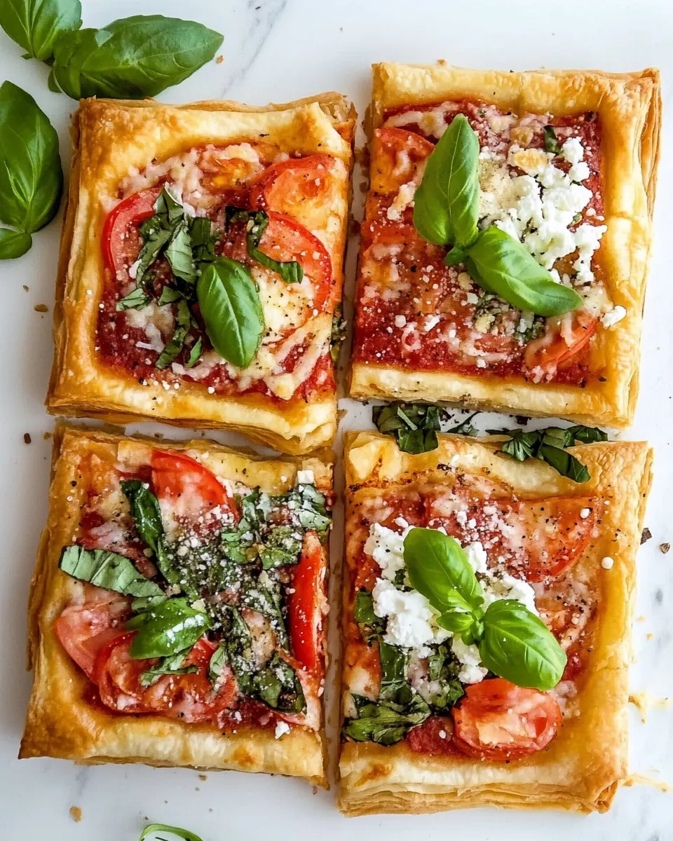 Easy Puff Pastry Pizza