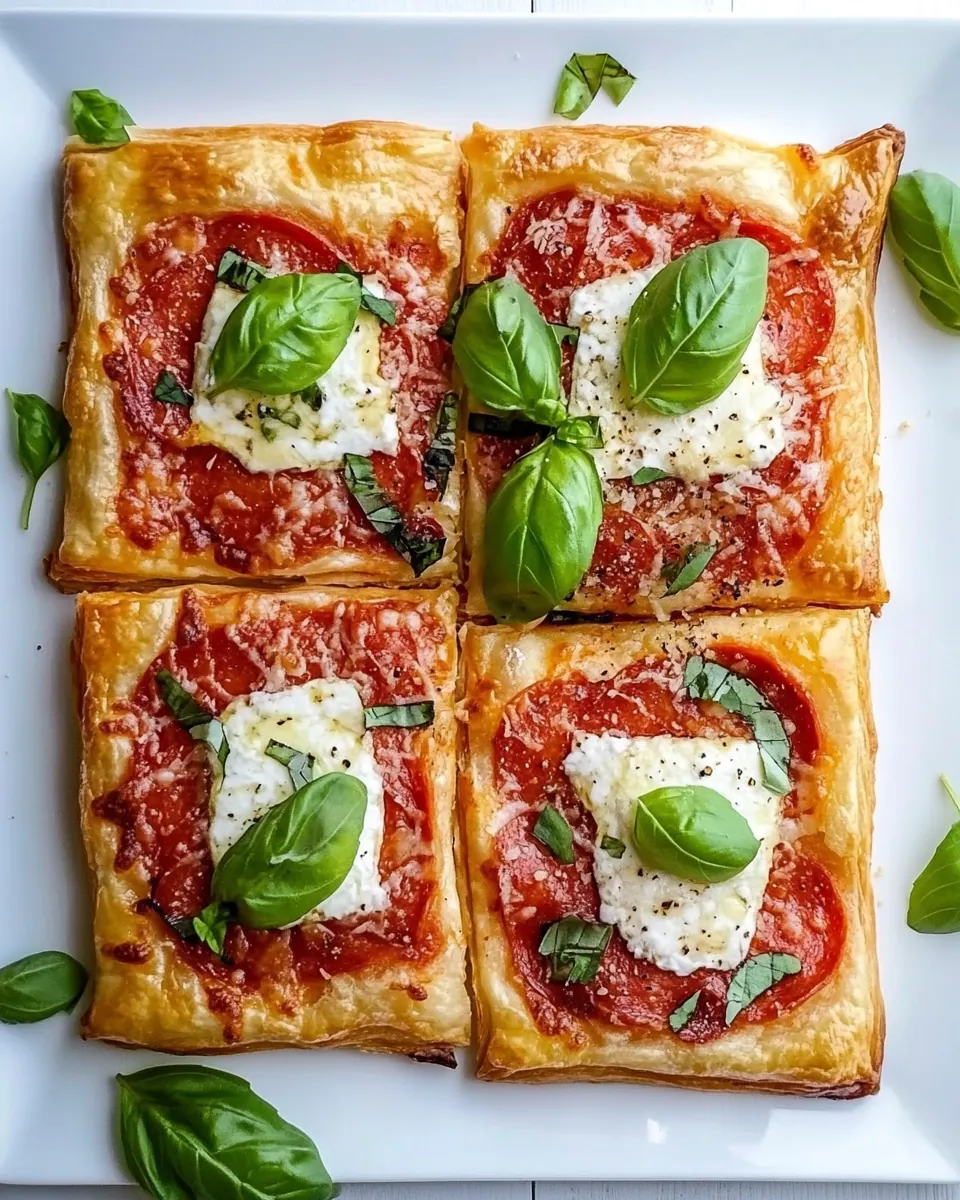 Easy Puff Pastry Pizza