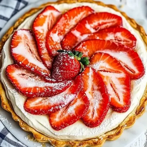 Easy Puff Pastry Strawberry Tart