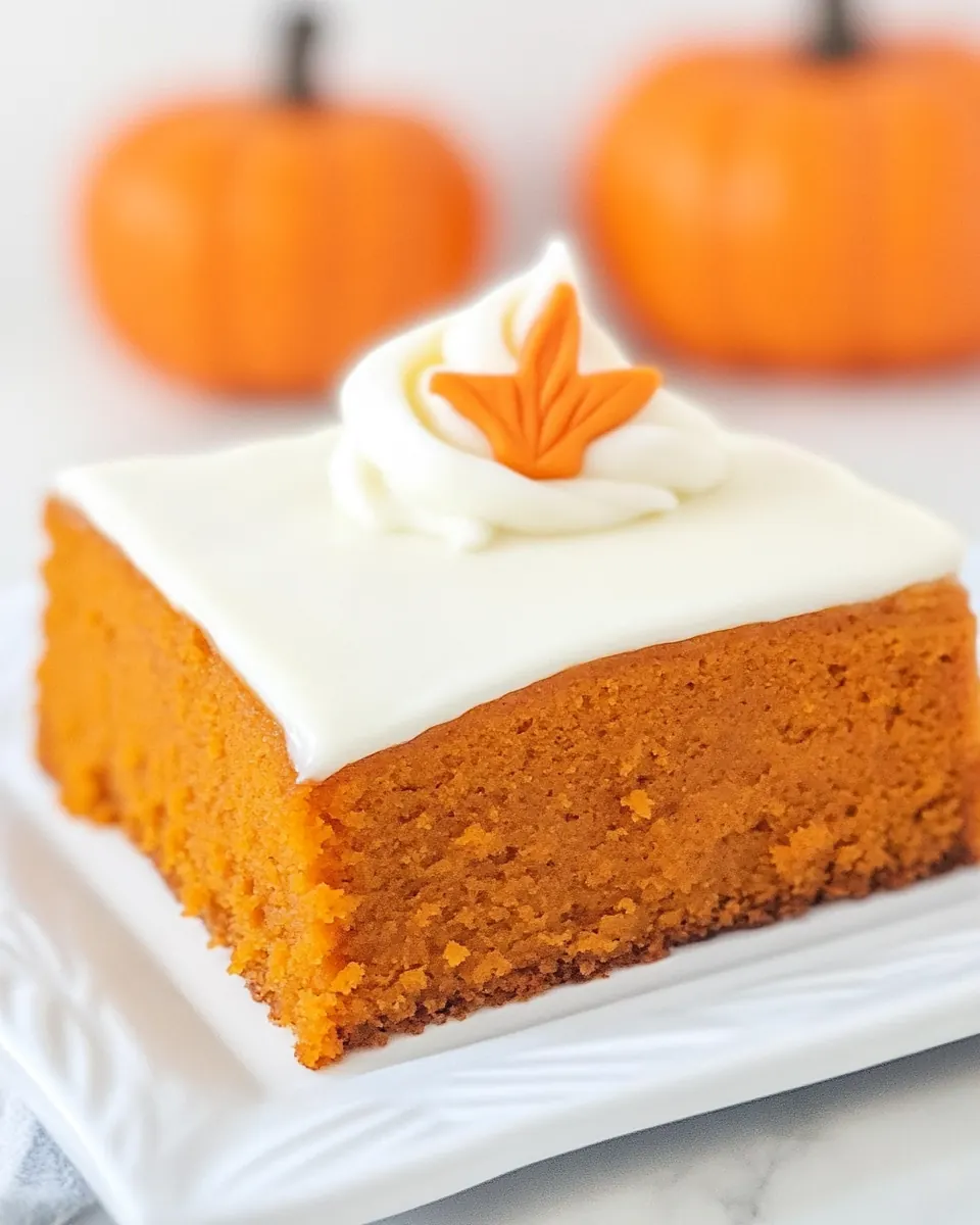 Easy Pumpkin Cake Recipe