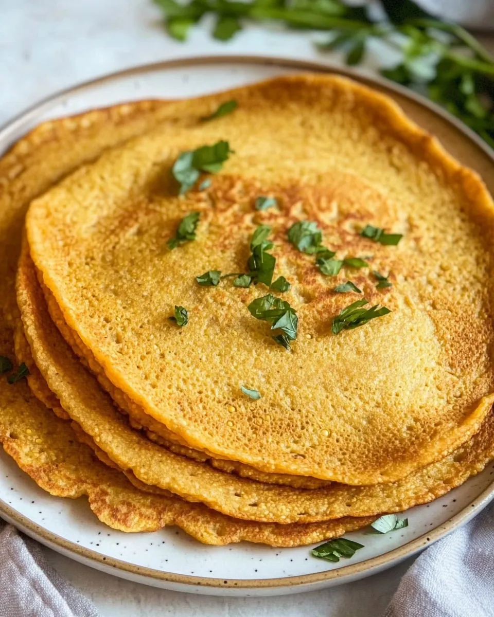 Easy Red Lentil Pancakes