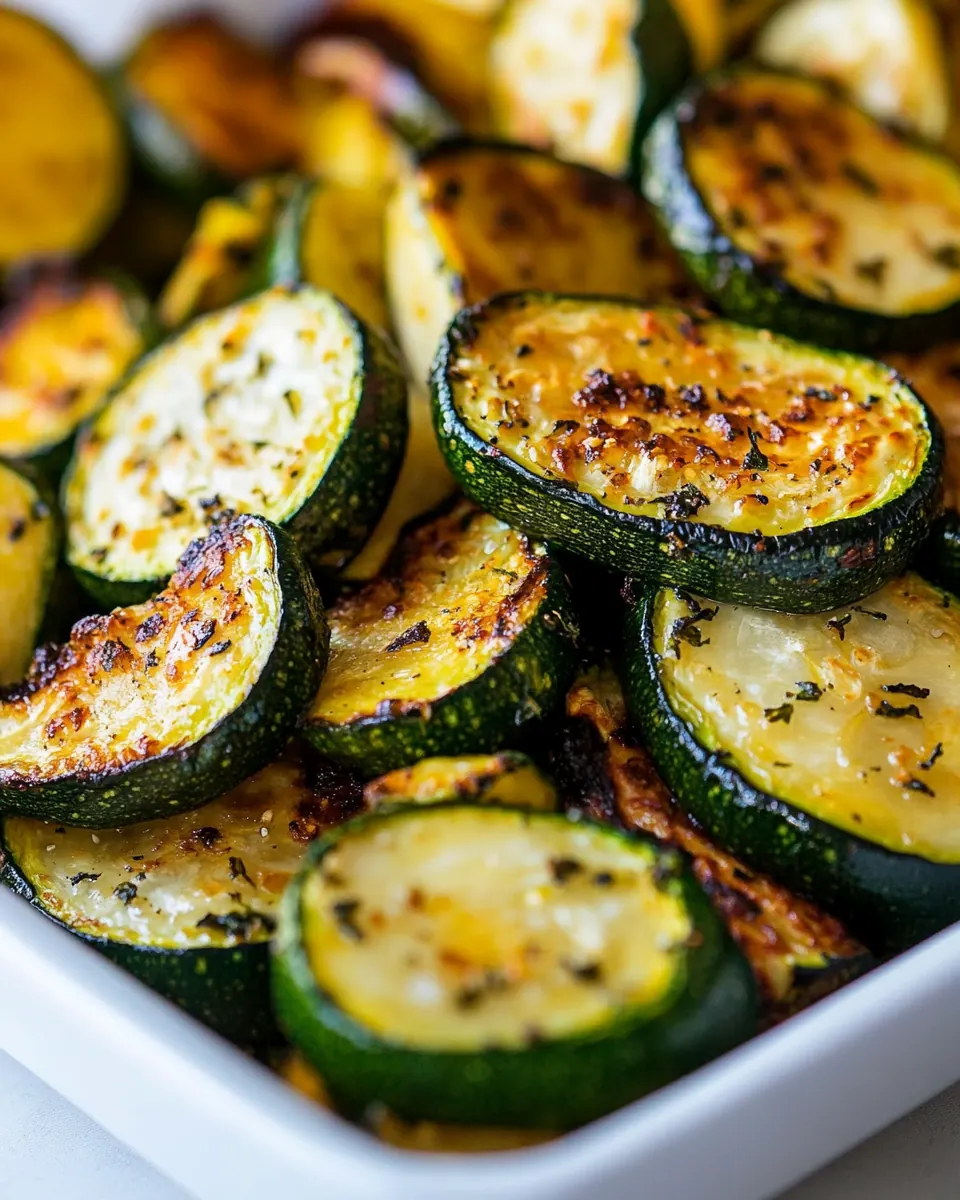 Easy Roasted Zucchini