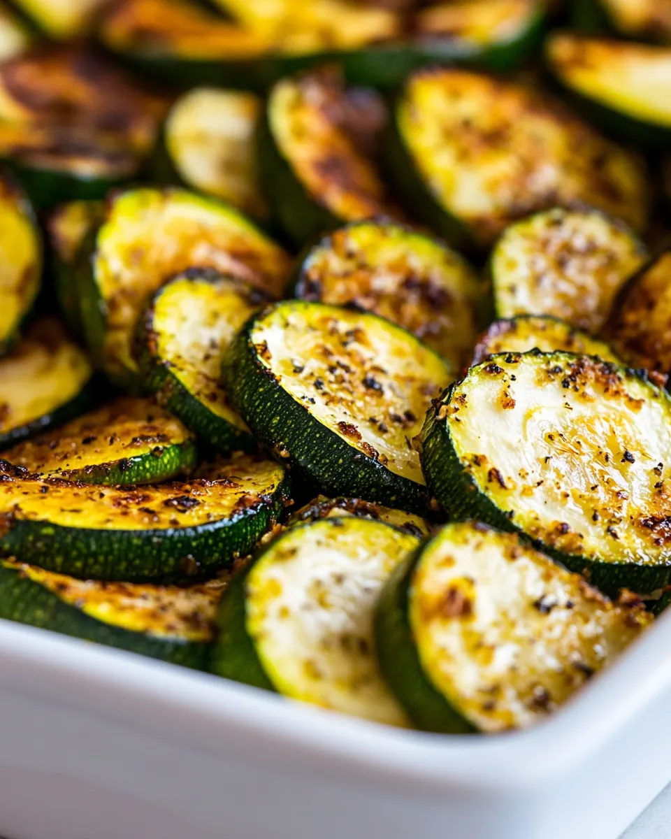 Easy Roasted Zucchini
