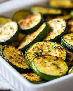 Easy Roasted Zucchini