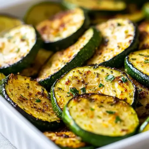 Easy Roasted Zucchini