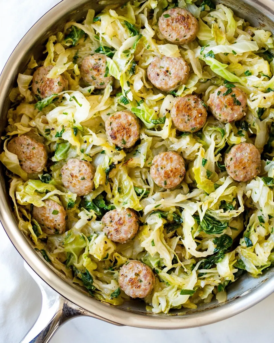 Easy Sausage and Cabbage Skillet