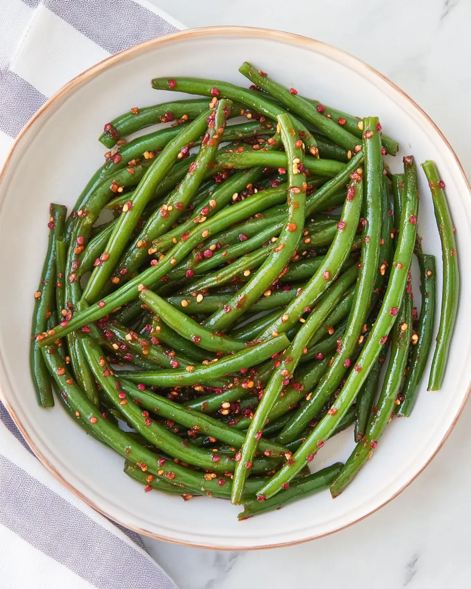 Easy Sesame Green Beans