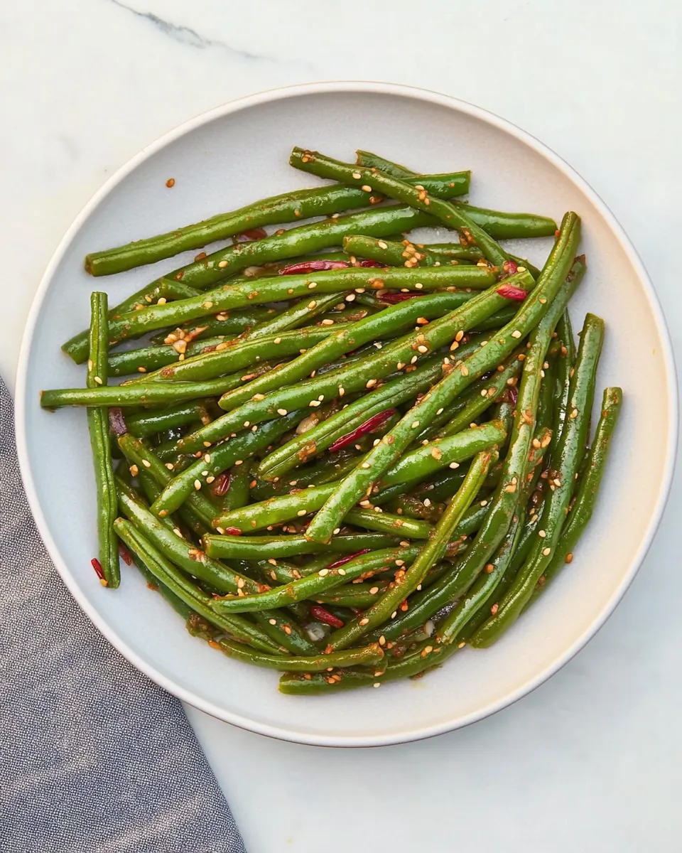 Easy Sesame Green Beans