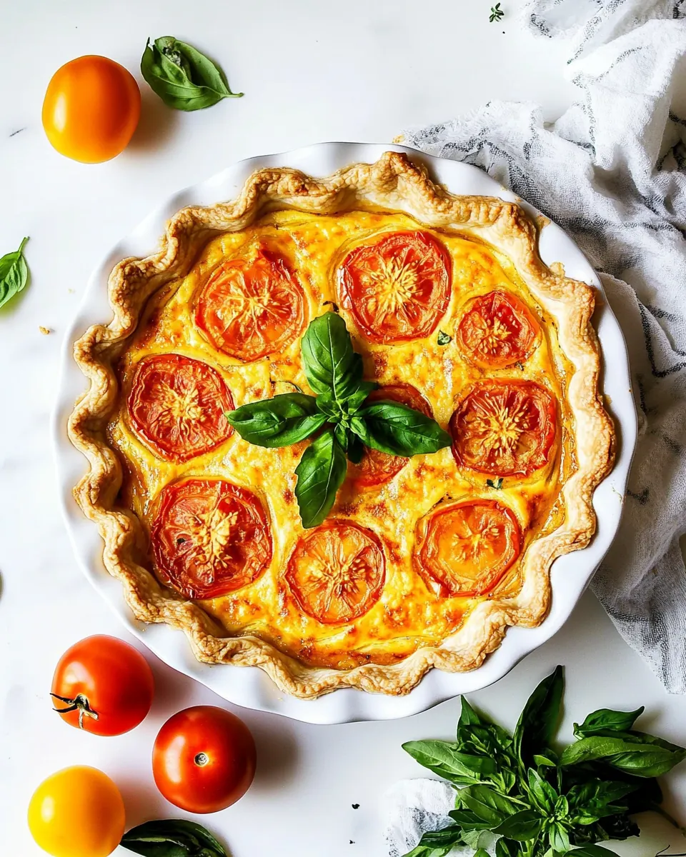Easy Southern Tomato Pie