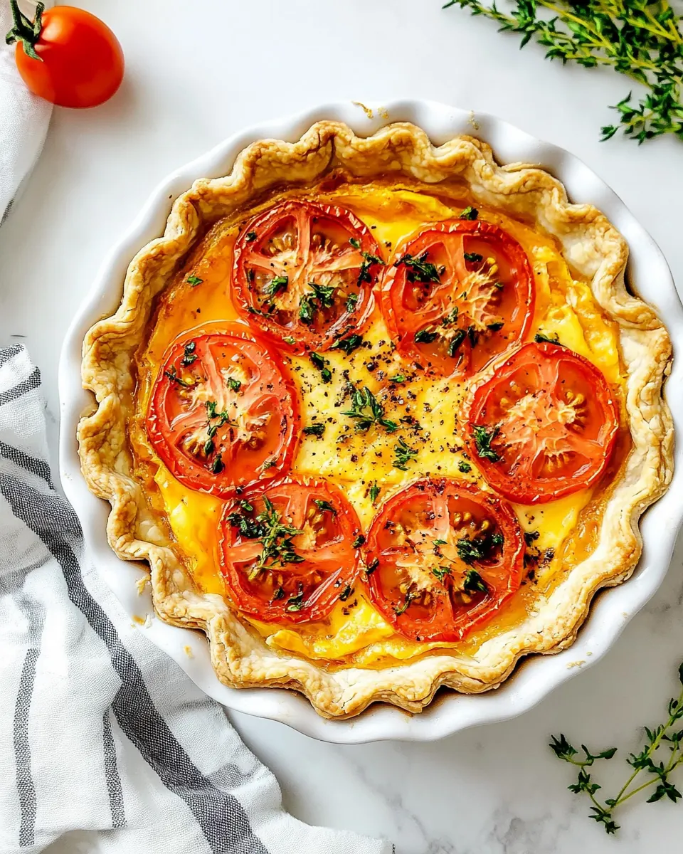 Easy Southern Tomato Pie