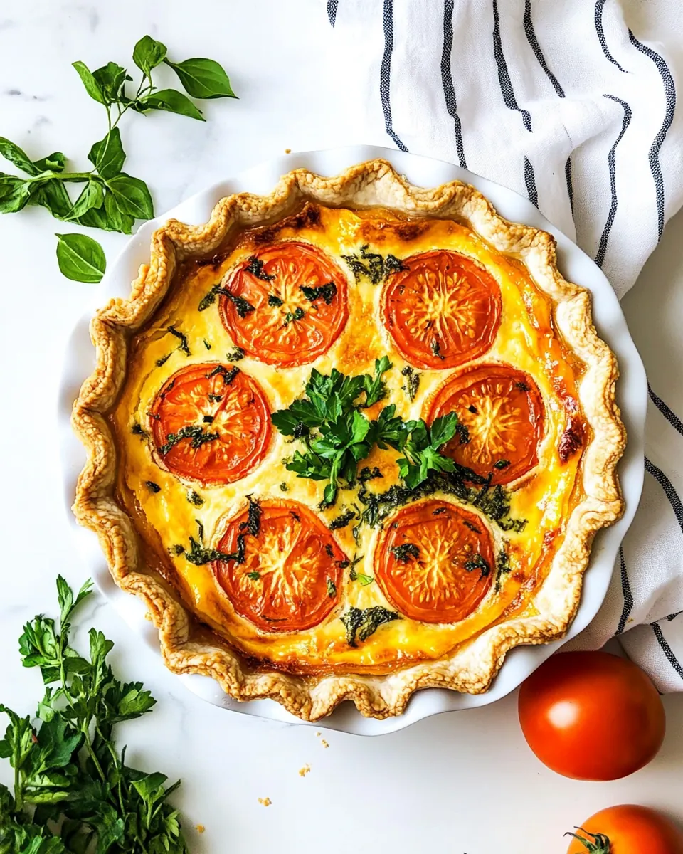 Easy Southern Tomato Pie