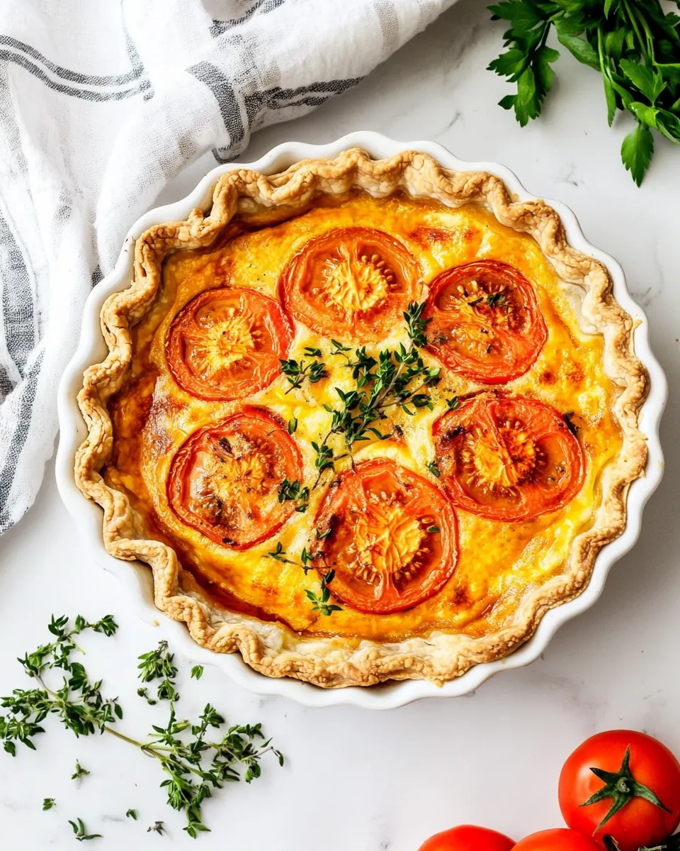 Easy Southern Tomato Pie