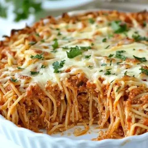 Easy Spaghetti Pie