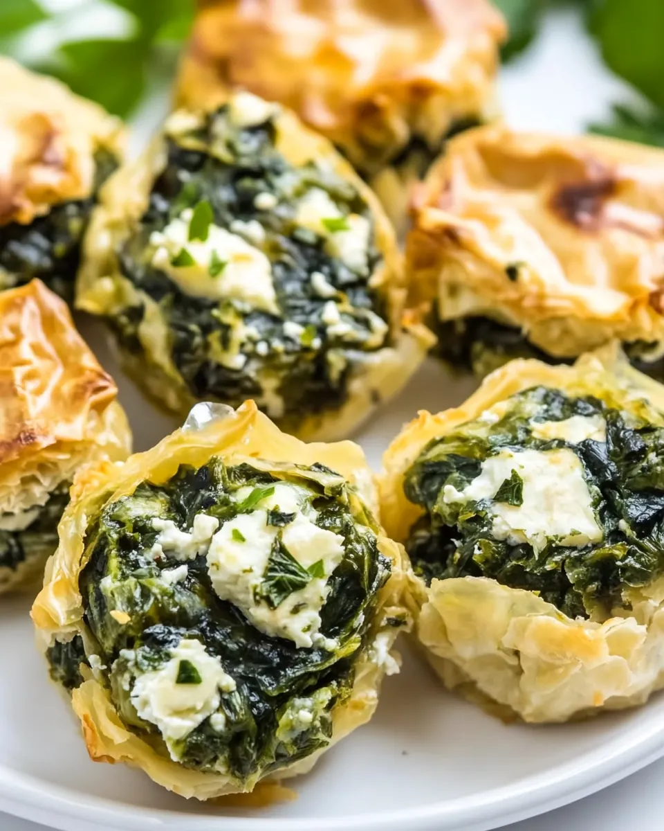 Easy Spanakopita Bites