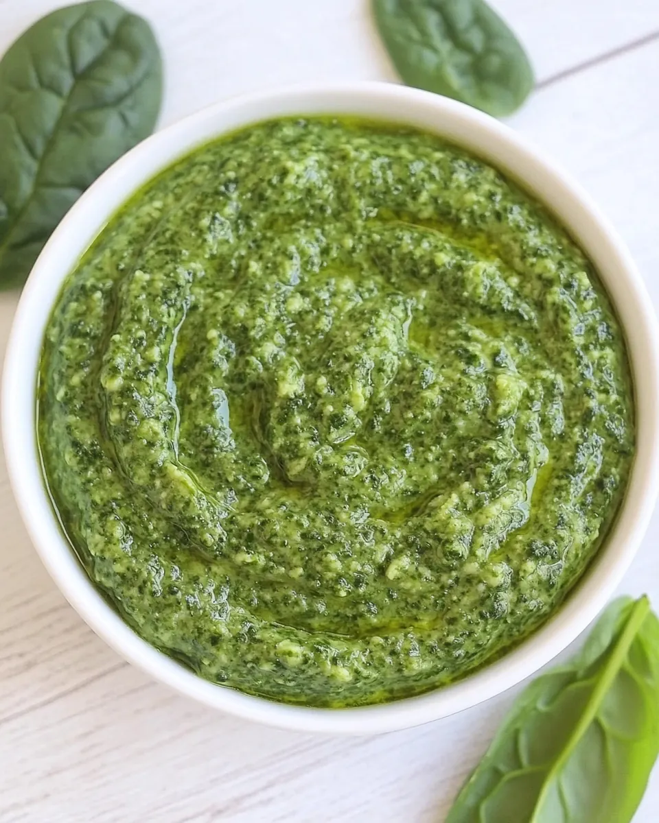 Easy Spinach Pesto