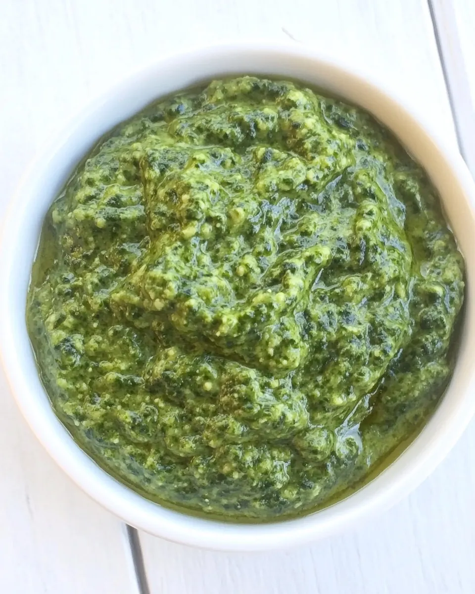 Easy Spinach Pesto