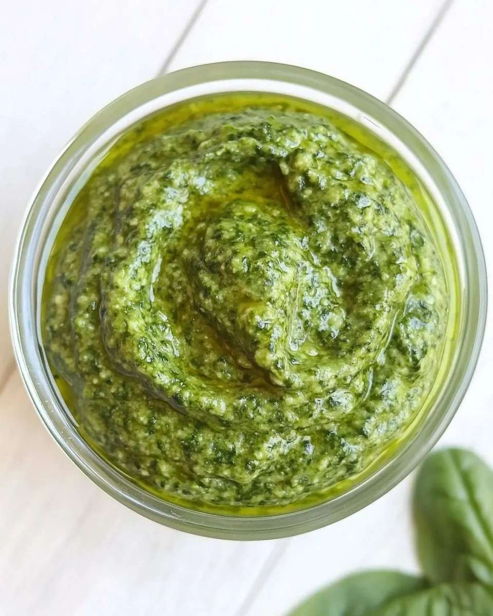 Easy Spinach Pesto