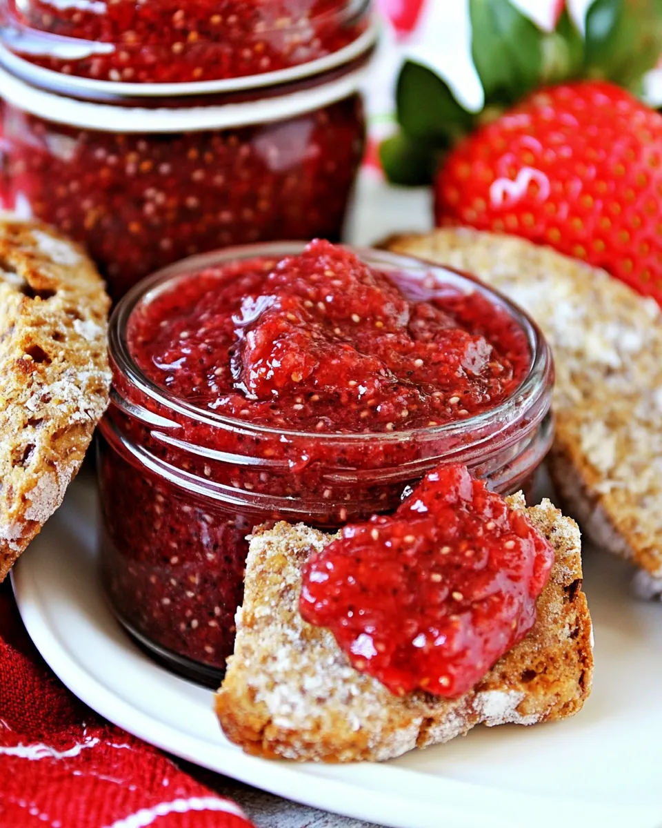 Easy Strawberry Chia Jam