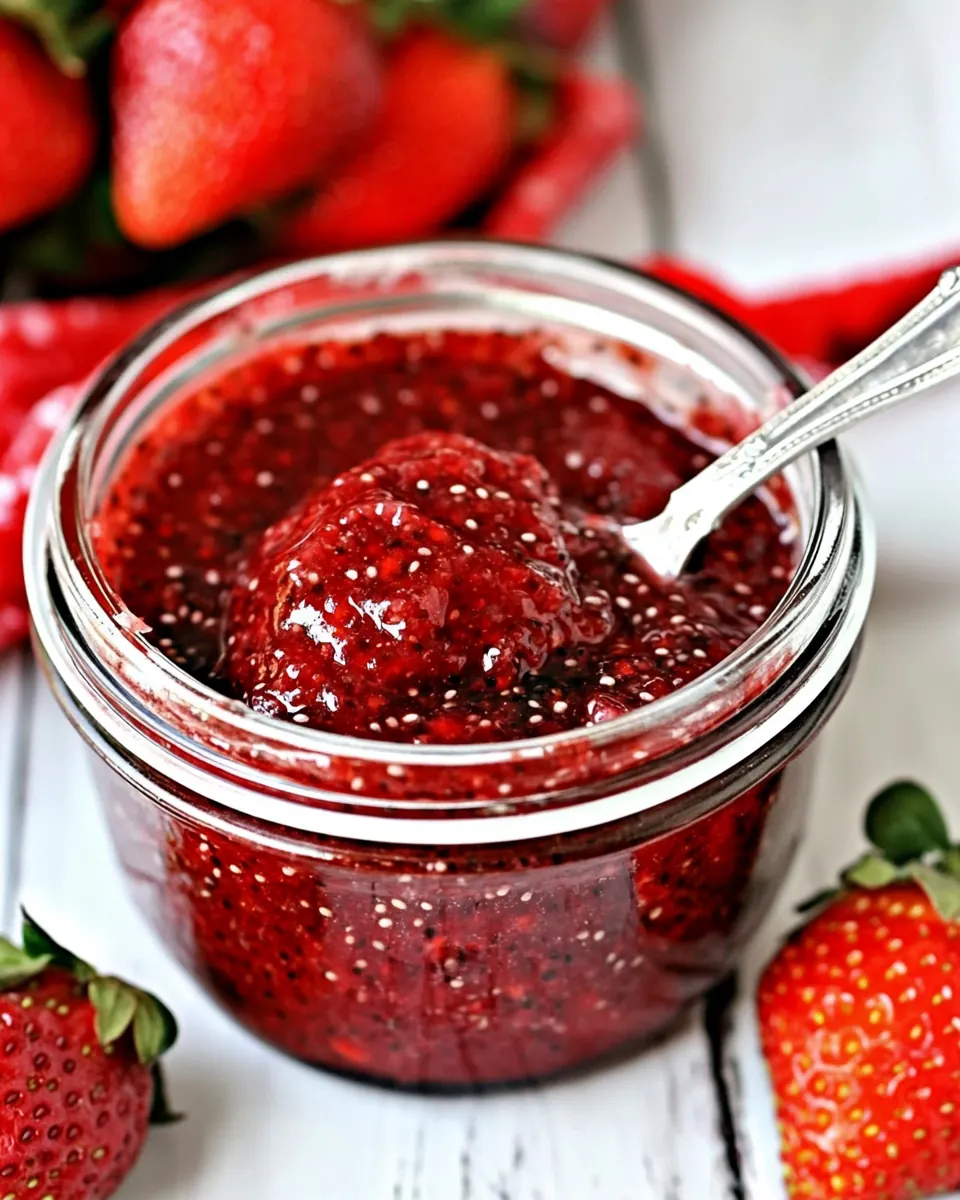 Easy Strawberry Chia Jam
