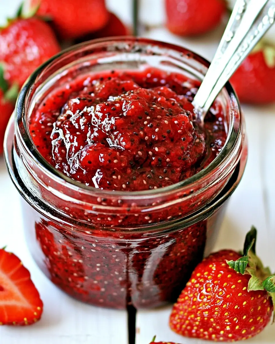 Easy Strawberry Chia Jam