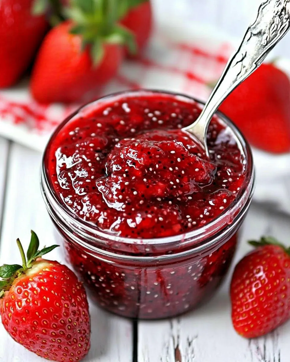 Easy Strawberry Chia Jam