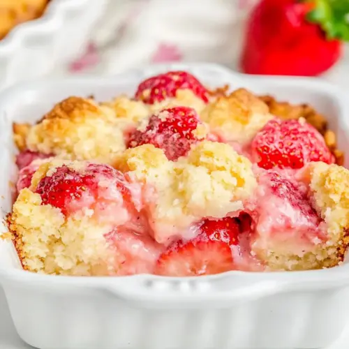 Easy Strawberry Cobbler