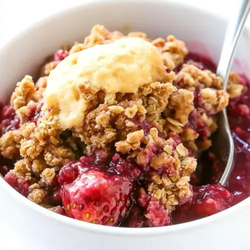 Easy Strawberry Crisp