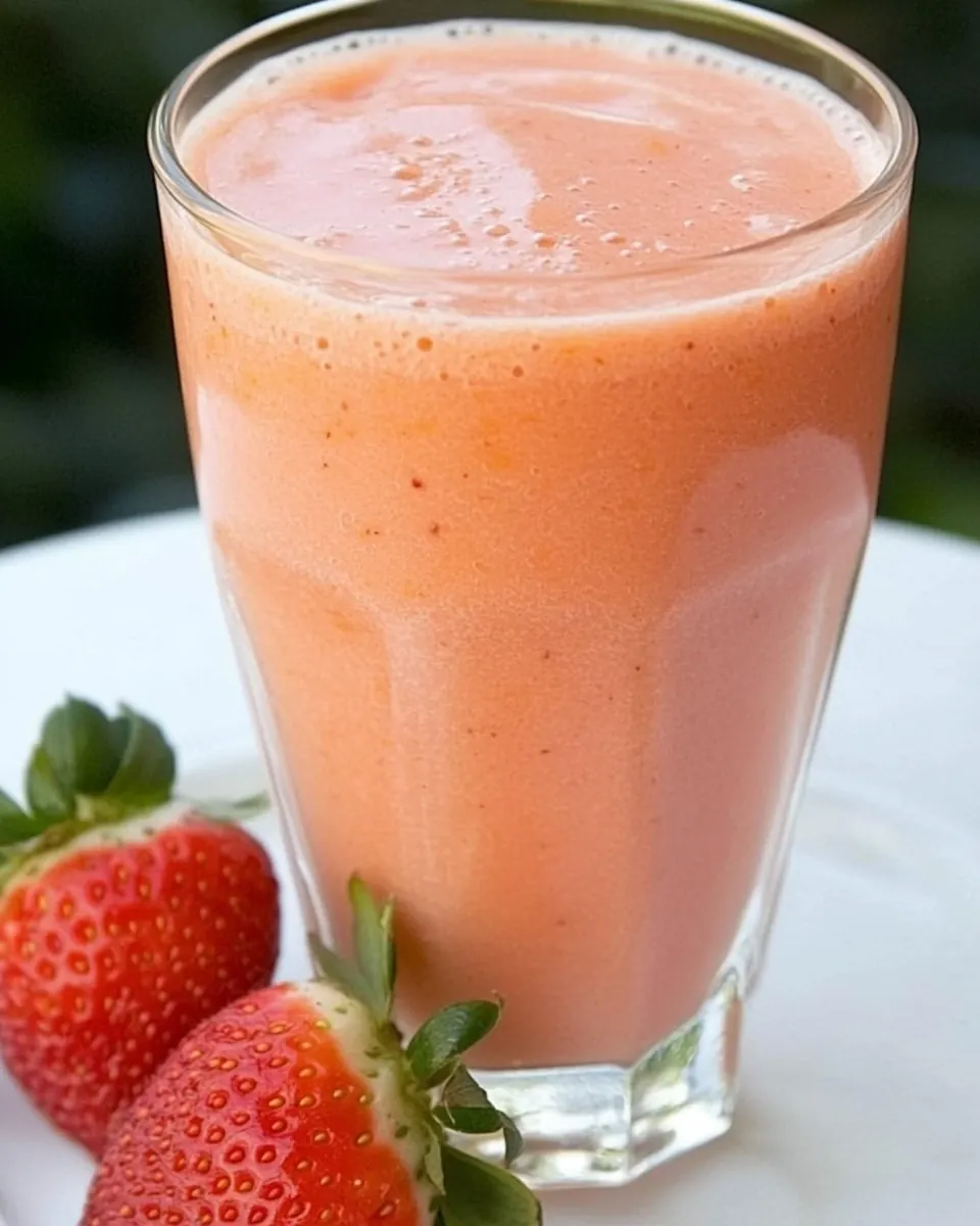 Easy Strawberry Mango Smoothie