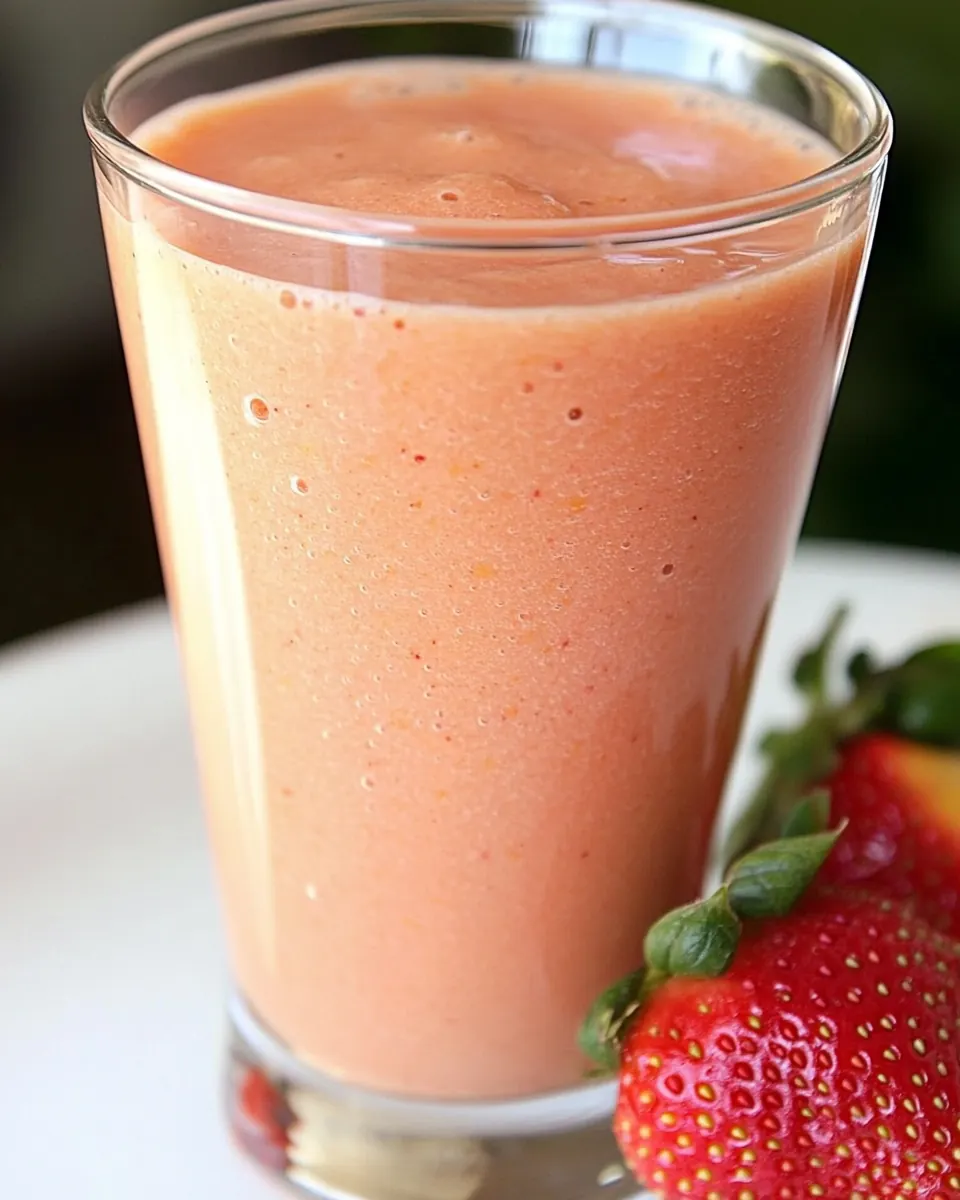 Easy Strawberry Mango Smoothie