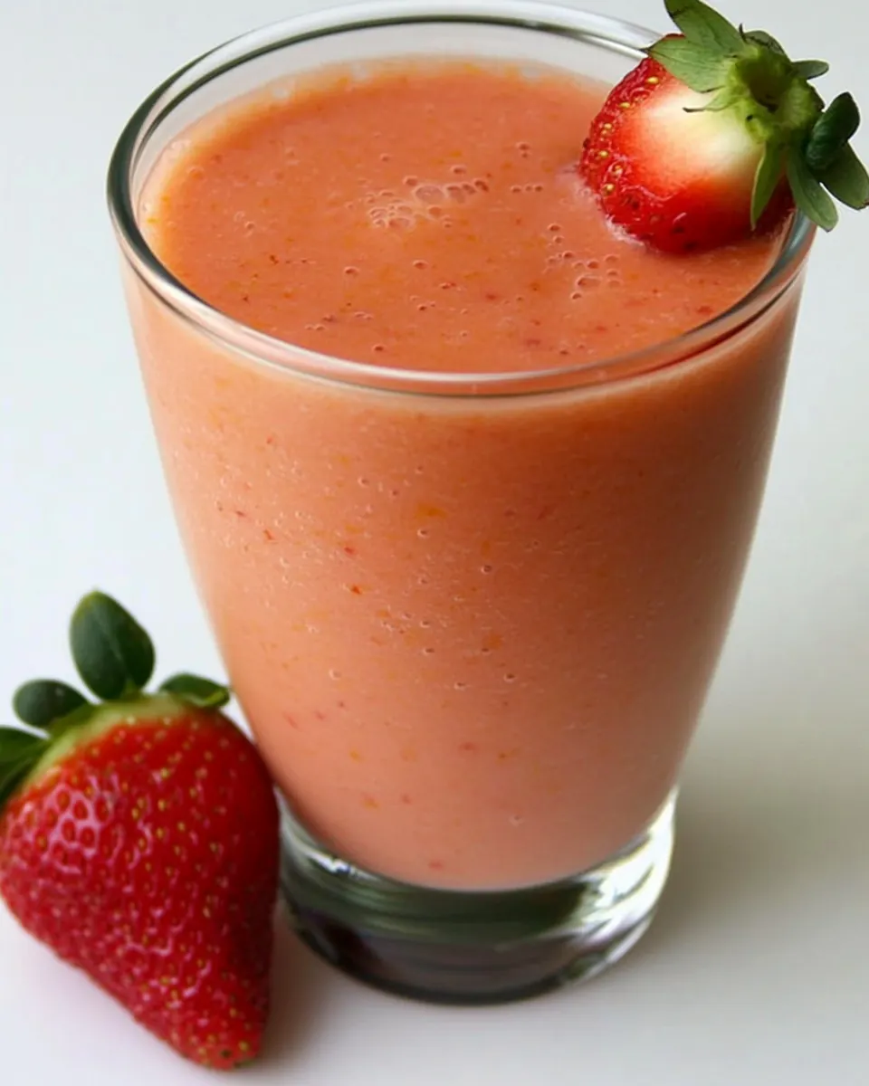 Easy Strawberry Mango Smoothie