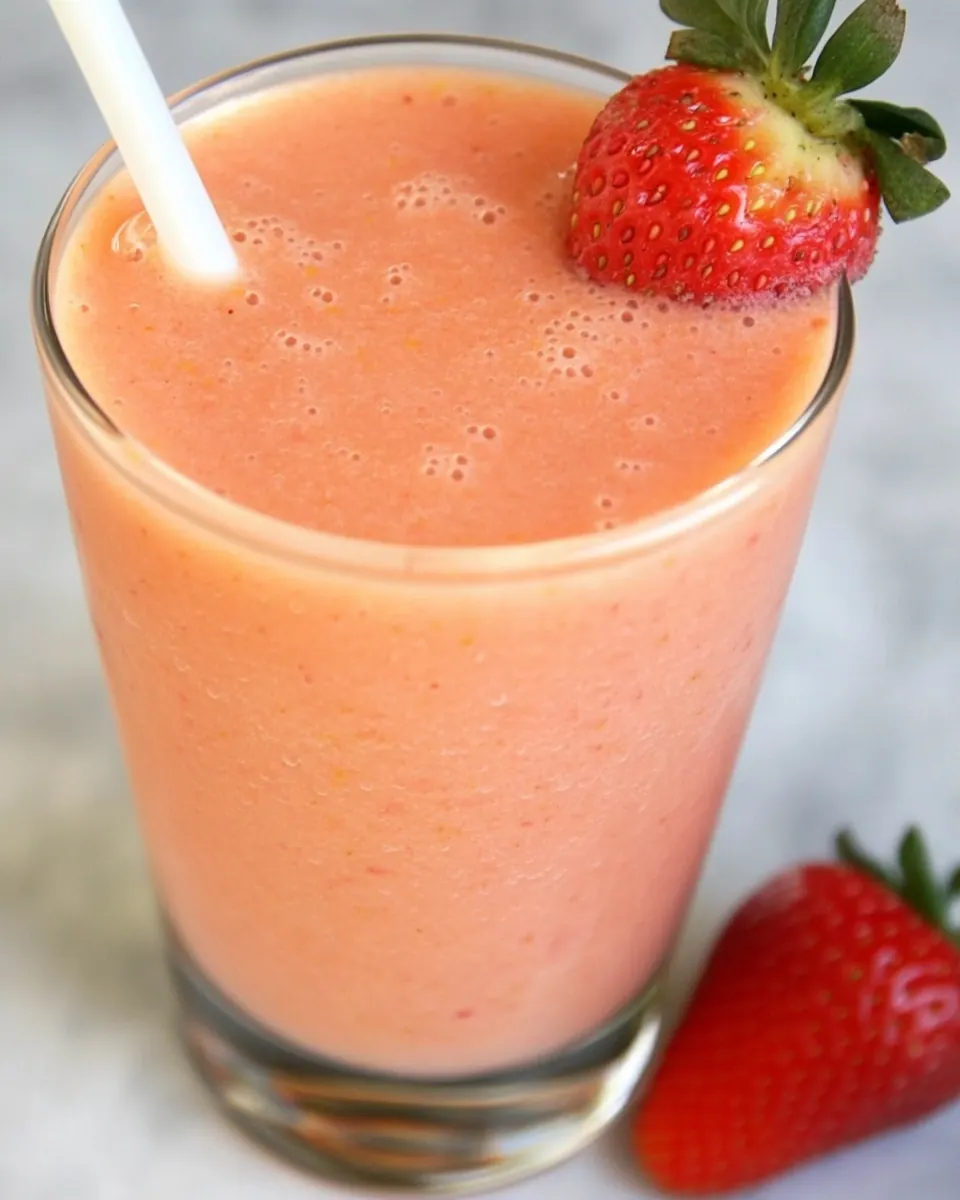 Easy Strawberry Mango Smoothie