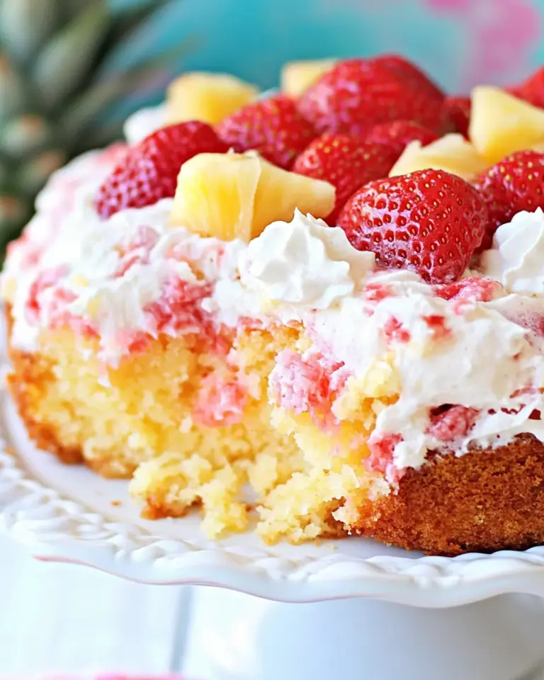 Easy Strawberry Pineapple Cake