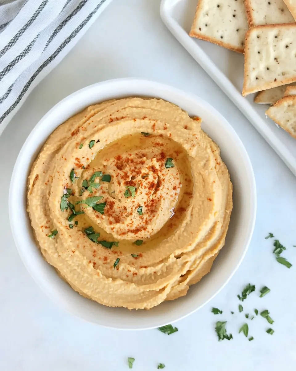 Easy Sweet Potato Hummus
