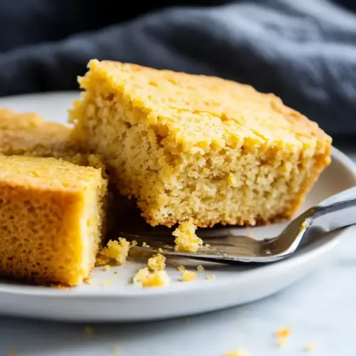 Easy Sweet Vegan Cornbread with Applesauce