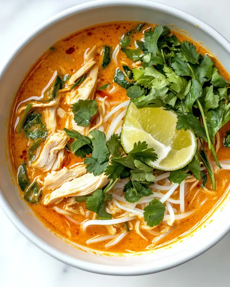 Easy Thai Chicken Curry Soup