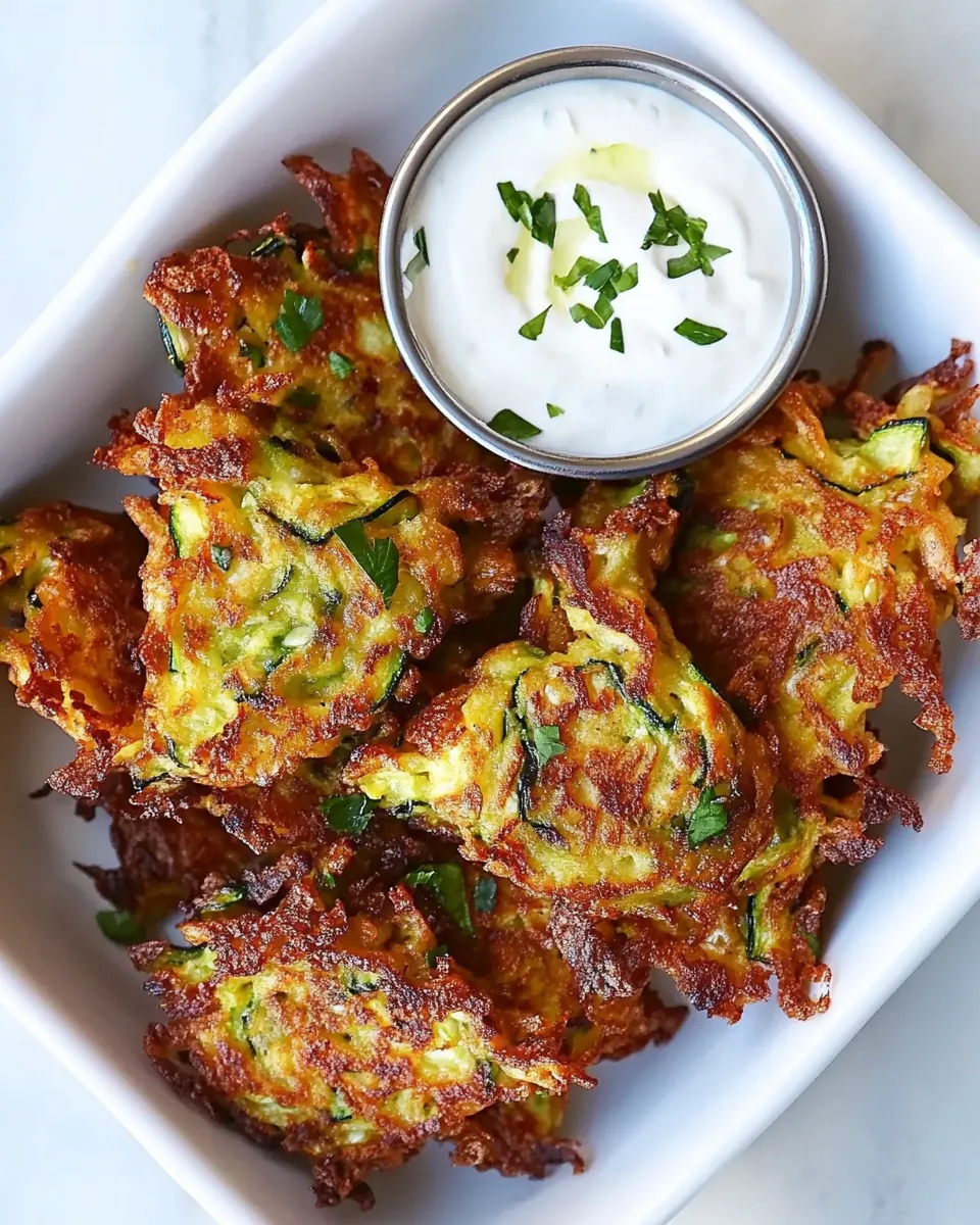 Easy Zucchini Fritters