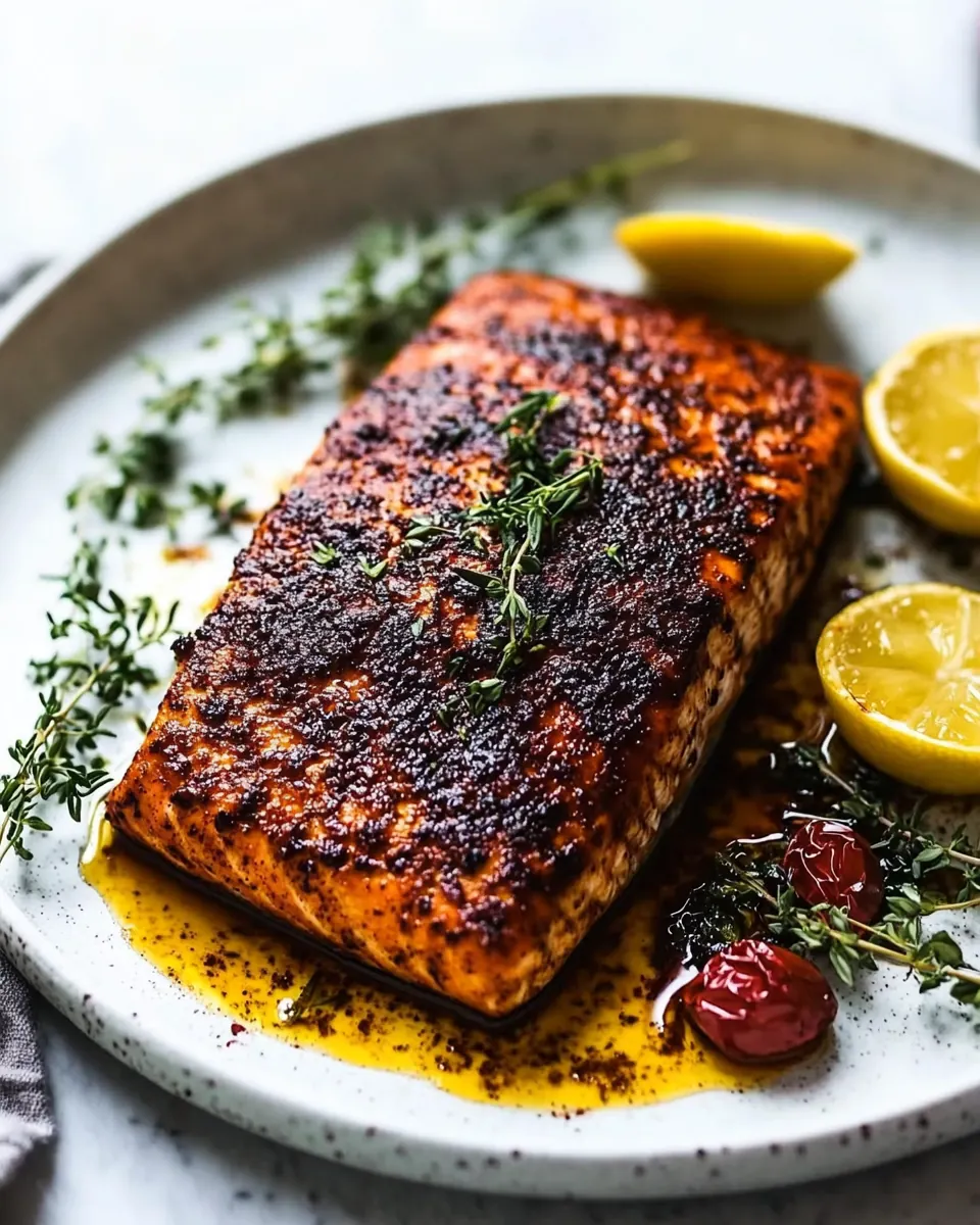 Easy and Amazing Blackened Salmon