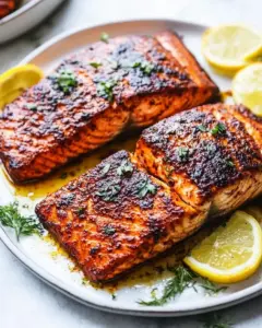 Easy and Amazing Blackened Salmon
