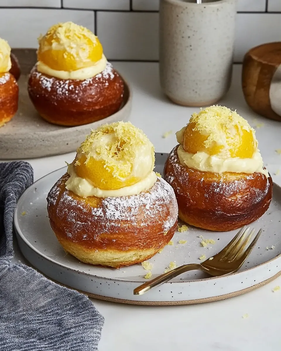 Edd Kimber’s Stuffed Lemon Brioche Buns