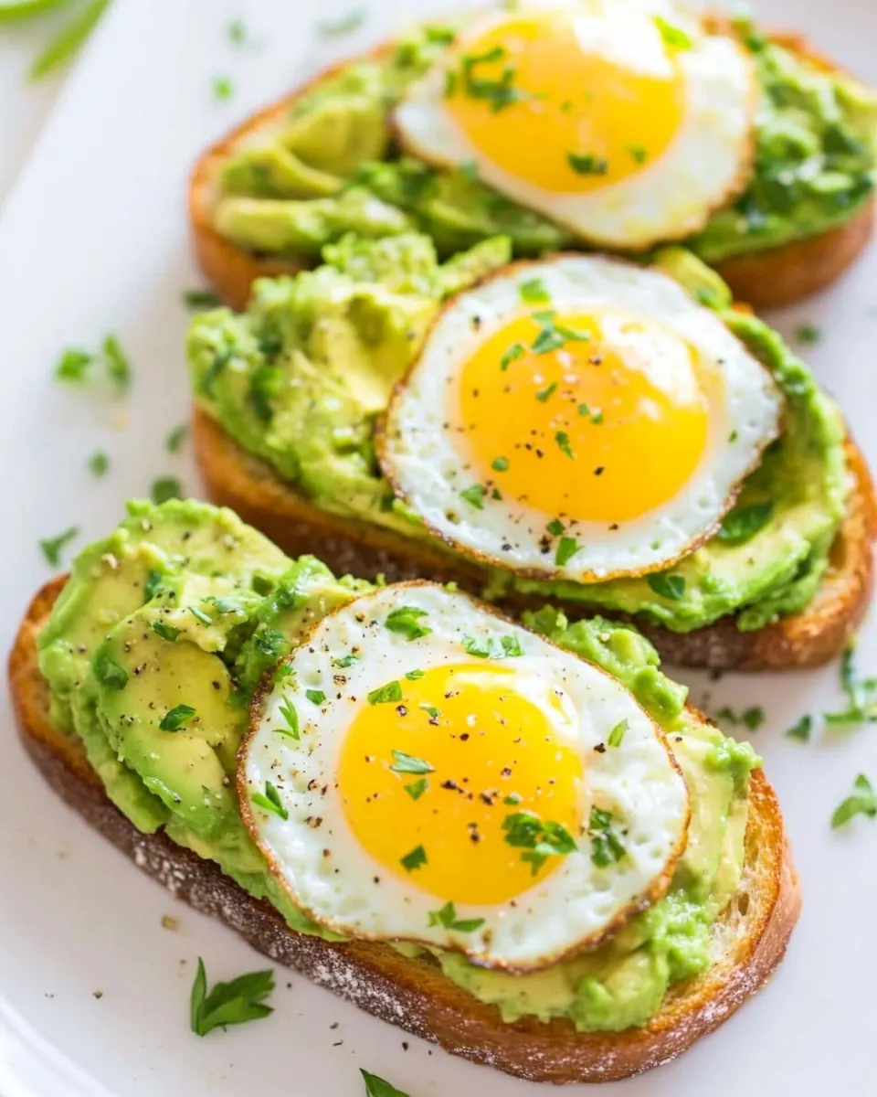 Egg In A Hole Avocado Toast