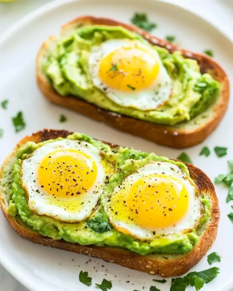 Egg In A Hole Avocado Toast