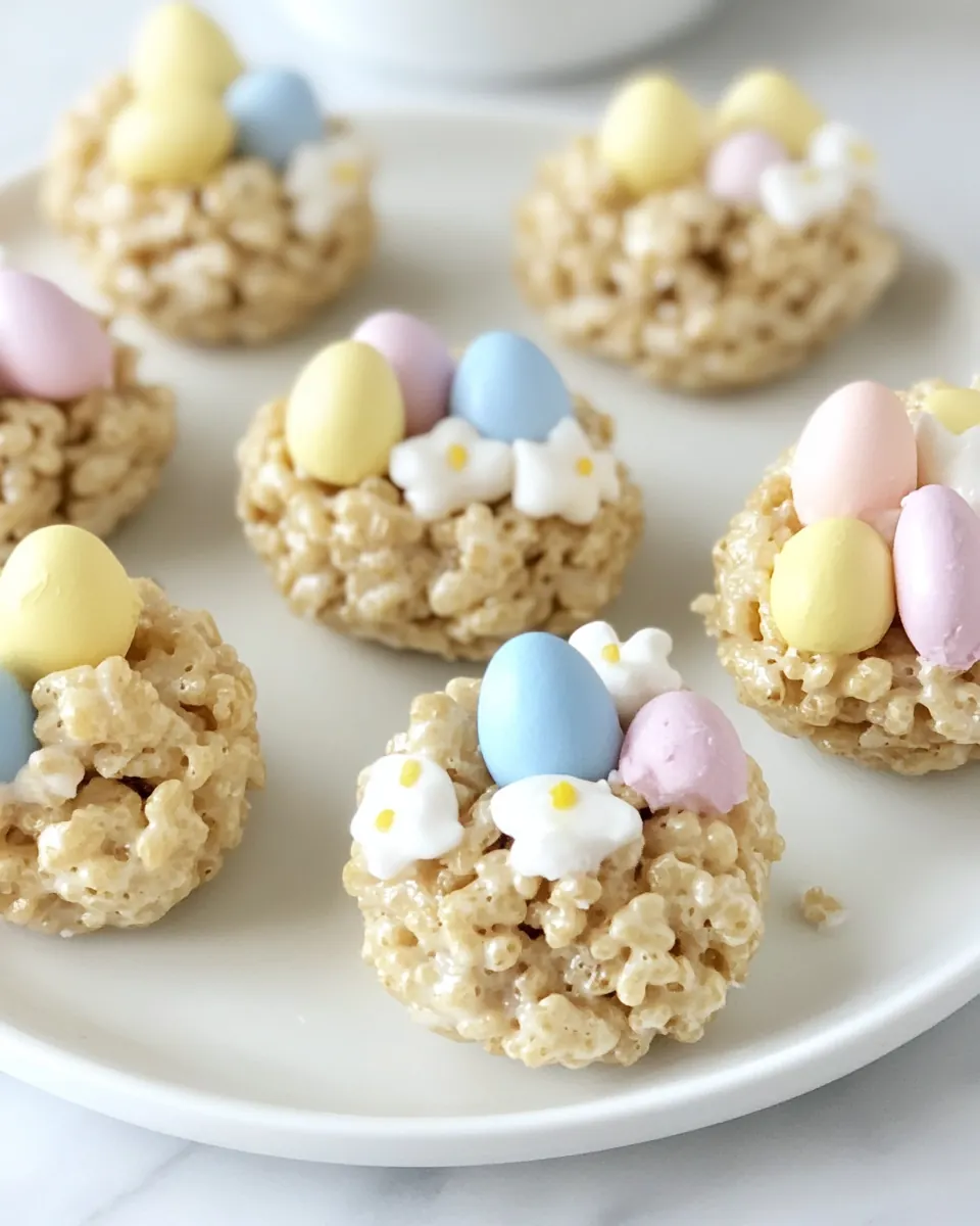 Egg Shaped Rice Krispies Treats