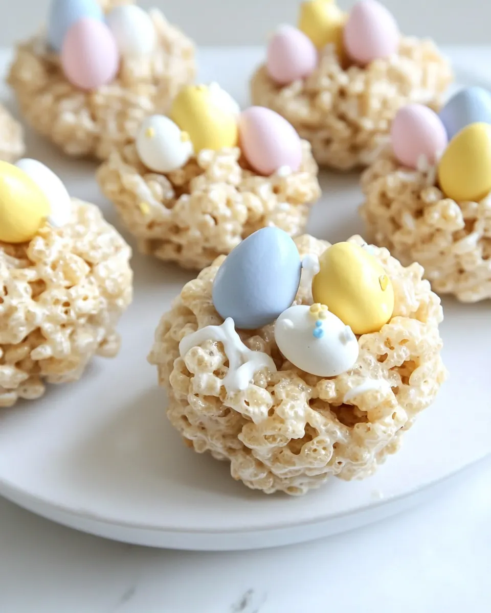 Egg Shaped Rice Krispies Treats